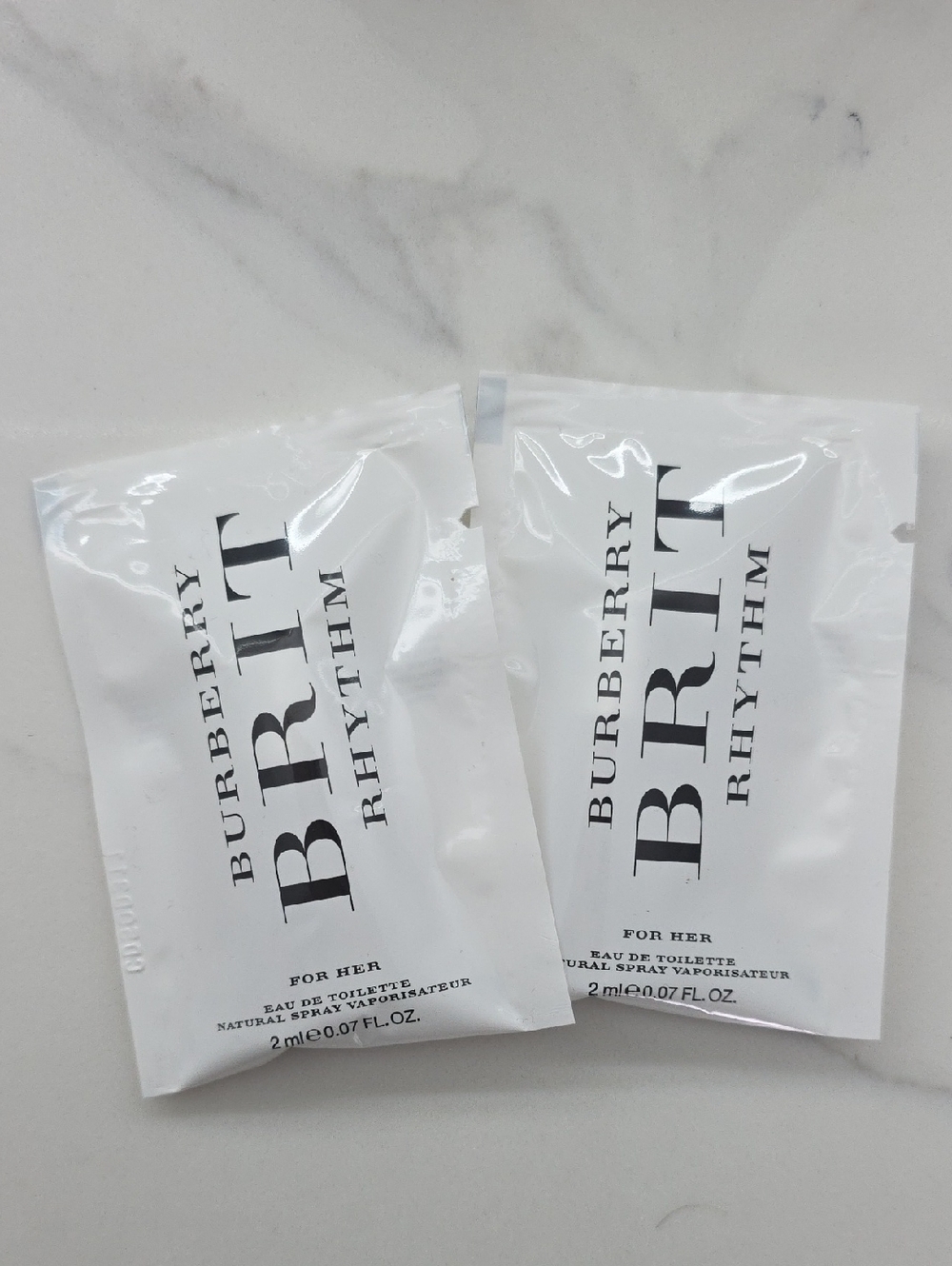 2 Burberry Brit Rhythm For Her Samples